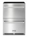 Thor Kitchen - 5.4 Cu. Ft. Indoor Outdoor Refrigerator Drawers - Silver-Front_Standard