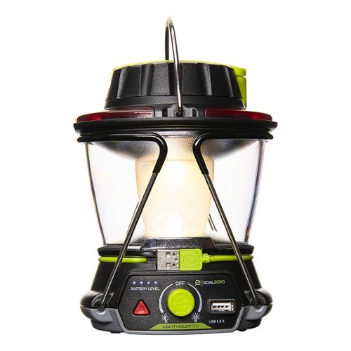 Goal Zero Lighthouse 600 Lumen Lantern + USB Hub 1 Pack - Black INTERNATIONAL SHIPPING