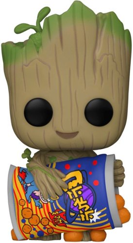  Funko - POP! Marvel: I Am Groot - Groot with Cheese Puffs - Multi