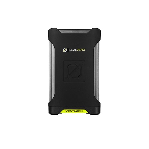 

Goal Zero - Venture 75 19,200 mAh Portable Charger for Most USB Devices - Black