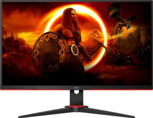 AOC - 24G2SPE 23.8" LCD FHD Gaming Monitor - Black/Red