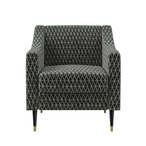 

Handy Living - Weidner Square Slope Mid-Century Modern Armchair - Charcoal Gray