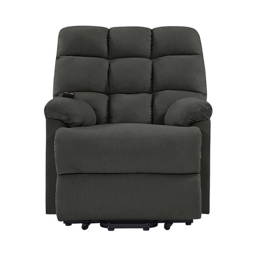 

ProLounger - Avanti Microfiber Power Recline and Lift Chair - Gray