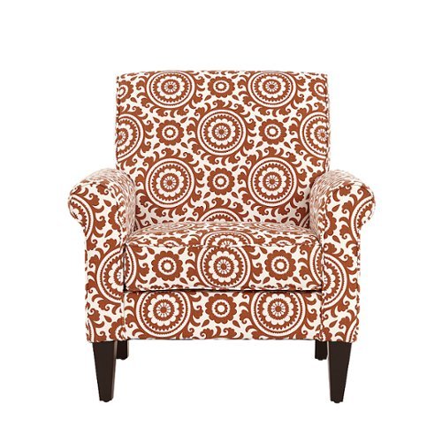 Handy Living - Janet Traditional Armchair - Orange