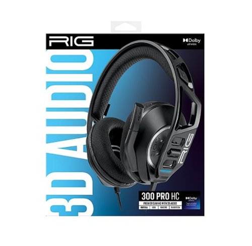 RIG 300 Pro HC Wired Universal Headset with 3D Audio - Black WHERE TO BUY