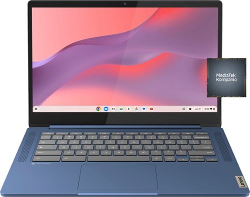 Lenovo IdeaPad Slim 3 Chromebook Laptop - 14 Full HD Touchscreen Laptop - MediaTek Kompanio 520 - 4GB Memory - 64GB eMMC - Abyss Blue BUY IN EUROPE