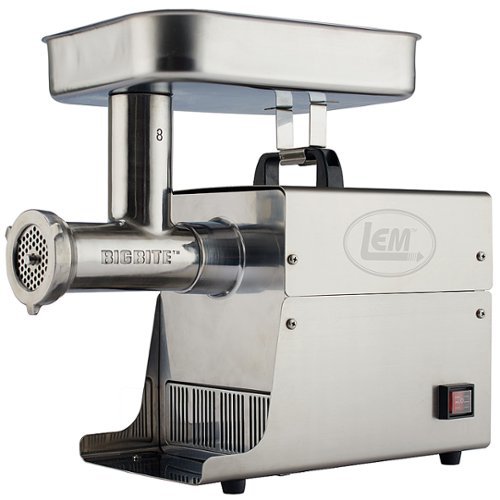 LEM Product - #8 Big Bite Meat Grinder - 0.5 HP - Stainless Steel