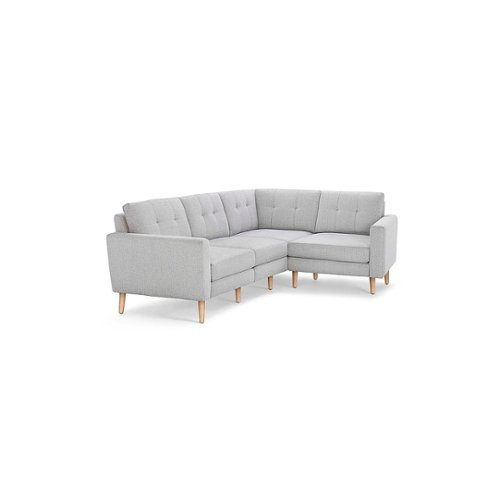 

Burrow - Mid-Century Nomad 4-Seat Corner Sectional - Crushed Gravel