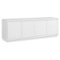 Hudson&Canal - Presque TV Stand for TV's up to 75" - White-Angle_Standard