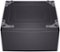LG - 27" Laundry Pedestal with Storage Drawer - Middle Black-Front_Standard