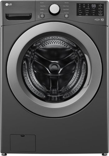 Photos - Washing Machine LG  5.0 Cu. Ft. Front Load Washer with 6Motion Technology - Middle Black 