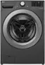 Front. LG - 5.0 Cu. Ft. High-Efficiency Front Load Washer with 6Motion Technology - Middle Black.