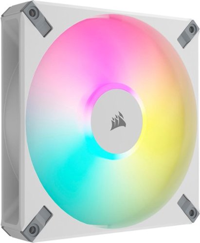 Image of CORSAIR - AF140 RGB ELITE 140mm Fluid Dynamic Bearing Dual Fan Kit with AirGuide Technology - White