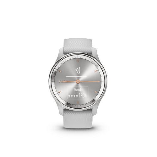 Garmin vívomove Trend Hybrid Smartwatch 40 mm Fiber-Reinforced Polymer - Silver Stainless Steel WHERE TO BUY