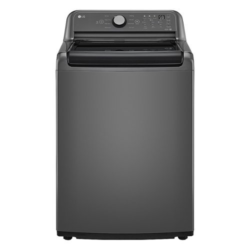 LG - 5.0 Cu. Ft. High-Efficiency Top Load Washer with 6Motion Technology - Middle Black