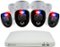 Swann - Refurbished Home 8-Channel, 4-Camera Indoor/Outdoor Wired 4K UHD 2TB DVR Home Security Camera System - White-Front_Standard