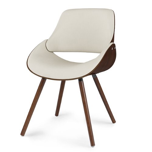 

Simpli Home - Malden Bentwood Dining Chair with Wood Back - Cream