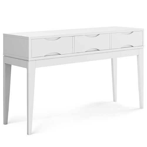 Simpli Home - Harper Console Sofa Table - White