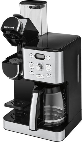 Cuisinart 12 Cup 2 In 1 Coffee Center Coffeemaker Black Stainless Steel  SS-16 - Best Buy