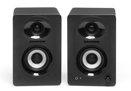 Samson - Medio One M30BT Studio Monitors - Black