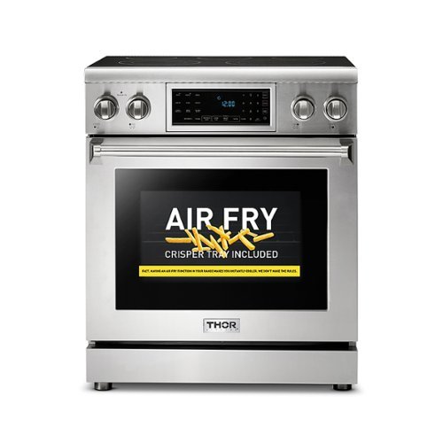 

Thor Kitchen - 4.55 Cu. Ft. Freestanding Electric Range with Self Cleaning - Silver