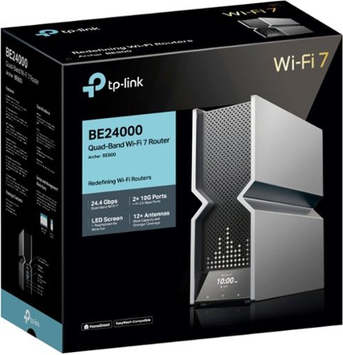TP-Link Archer BE24000 Quad-Band Wi-Fi 7 Router - Black GLOBAL SHIPPING