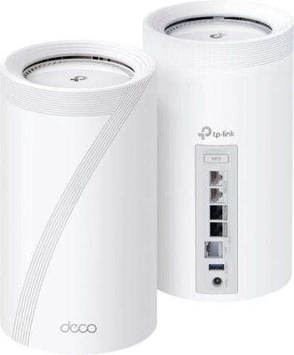 TP-Link - Deco BE95 BE33000 Quad-Band Mesh Wi-Fi 7 System (2-Pack) - White