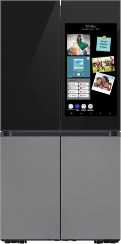 Samsung - 29 cu. ft. Bespoke 4-Door Flex™ Refrigerator with Family Hub™+ - Charcoal Glass Top