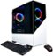 CyberPowerPC - Gamer Supreme Gaming Desktop - AMD Ryzen 7 5700X - 16GB Memory - NVIDIA GeForce RTX 3070 - 1TB SSD - White-Angle_Standard