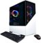 CyberPowerPC - Gamer Supreme Gaming Desktop - AMD Ryzen 7 7700 - 16GB Memory - NVIDIA GeForce RTX 3070 - 1TB SSD - White-Angle_Standard