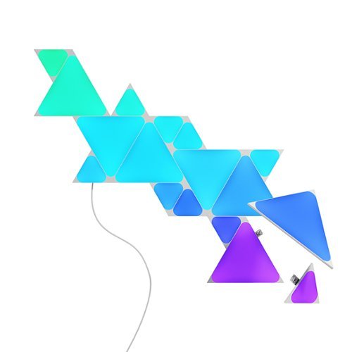 

Nanoleaf - Shapes Mixed Triangles Kit (7 Triangles and 10 Mini Triangle Panels) - Multicolor
