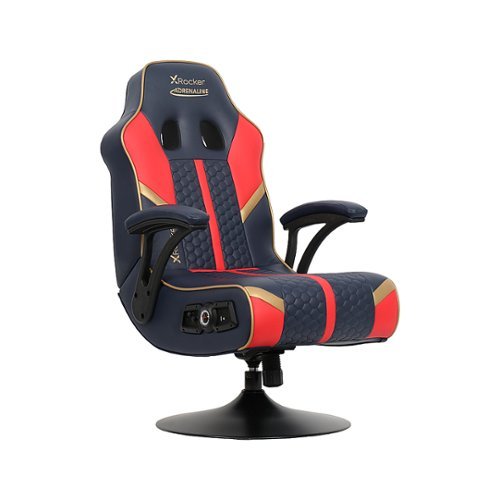 X Rocker - Adrenaline 2.1 Wireless Vibration Pedestal Gaming Chair - Multi