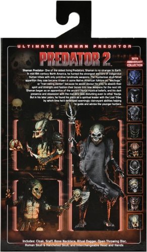 NECA Predator 2 - 7 Scale Action Figure - Ultimate Shaman WORLDWIDE DELIVERY
