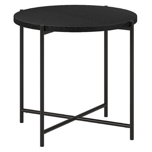 

Camden&Wells - Loretta Side Table - Blackened Bronze/Black Grain