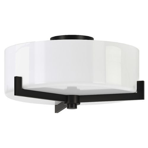 

Camden&Wells - Hamlin Semi Flush Mount Light - Blackened Bronze