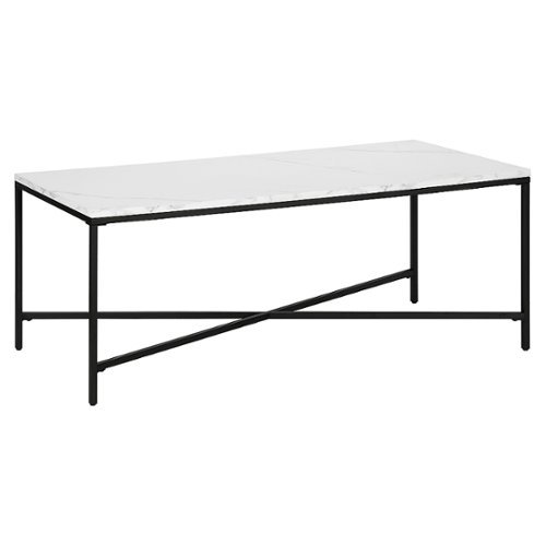 Image of Camden&Wells - Henley Coffee Table - Blackened Bronze/Faux Marble