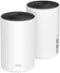 TP-Link - Deco W7200 AX3600 Tri-Band Mesh Wi-Fi 6 System (2-Pack) - White-Front_Standard