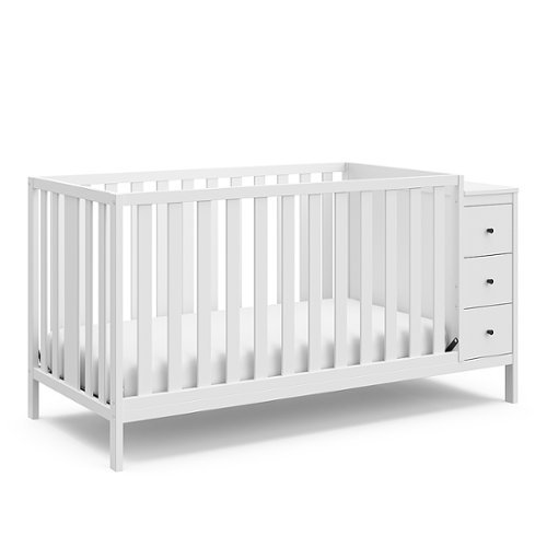 

Storkcraft - Malibu 3-in-1 Customizable Convertible Storage Crib - White