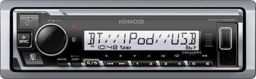 

Kenwood - Bluetooth Digital Media (DM) Marine Receiver with Satellite Radio-Ready - Silver