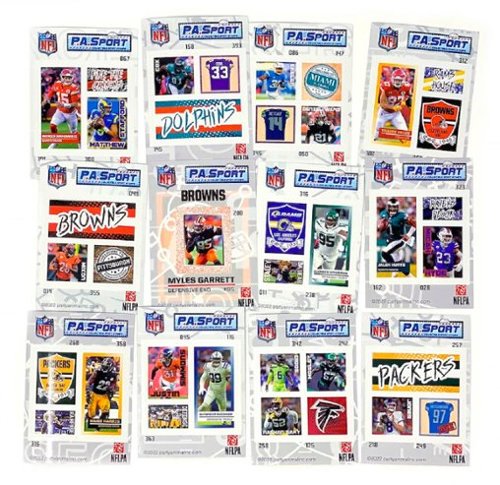 P.A. Sport Collectible Sport Stamps NFL 36-Count Stamp Pack GLOBAL SHIPPING