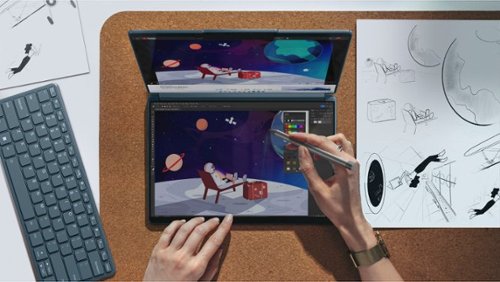 Lenovo Yoga Book 9i 2-in-1 13.3 2.8K Dual Screen OLED Touchscreen Laptop - Intel Core i7-1355U with 16GB Memory - 512GB SSD - Tidal Teal BUY IN AUSTRALIA