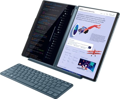 Lenovo Yoga Book 9i 2-in-1 13.3 2.8K Dual Screen OLED Touchscreen Laptop - Intel Core i7-1355U with 16GB Memory - 512GB SSD - Tidal Teal GLOBAL SHIPPING