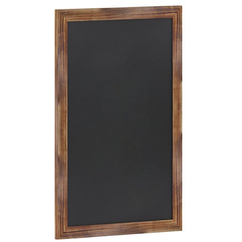 

Flash Furniture - Canterbury 24"W x 0.75"D x 36"H Magnetic Wall Mounted Chalkboard - Torched Brown