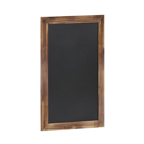 Alamont Home - Canterbury 20"W x 0.75"D x 30"H Magnetic Wall Mounted Chalkboard - Torched Brown