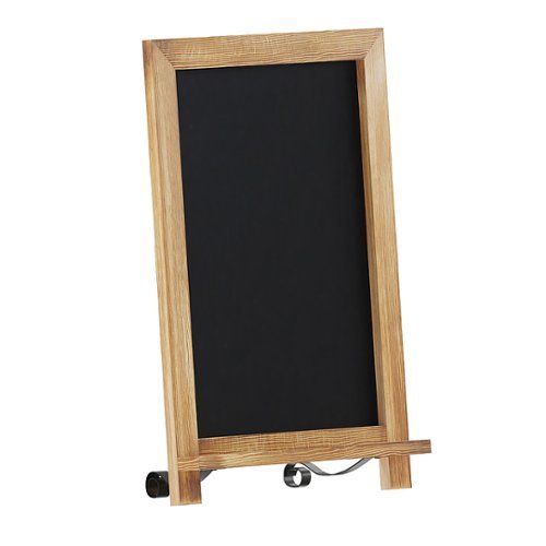 

Flash Furniture - Canterbury 12"W x 1.88"D x 17"H Magnetic Tabletop Chalkboard - Torched Brown