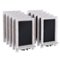 Alamont Home - Canterbury 9.5"W x 1.88"D x 14"H Magnetic Tabletop Chalkboard (set of 10) - White Wash-Front_Standard 