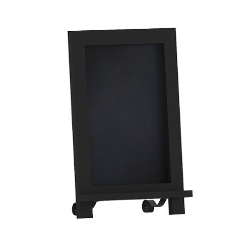 Alamont Home - Canterbury 9.5"W x 1.88"D x 14"H Magnetic Tabletop Chalkboard - Black