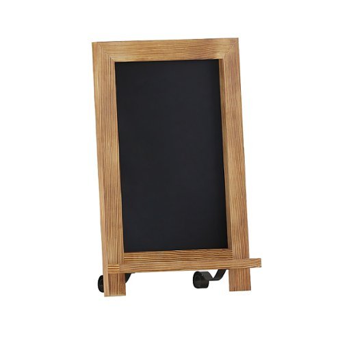 

Flash Furniture - Canterbury 9.5"W x 1.88"D x 14"H Magnetic Tabletop Chalkboard - Torched Brown