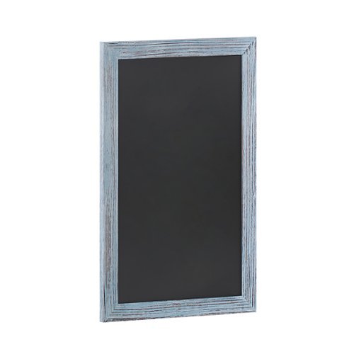 Alamont Home - Canterbury 20"W x 0.75"D x 30"H Magnetic Wall Mounted Chalkboard - Blue