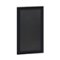 Alamont Home - Canterbury 20"W x 0.75"D x 30"H Magnetic Wall Mounted Chalkboard - Black-Front_Standard
